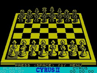 Cyrus II screenshot 3 for ZX Spectrum